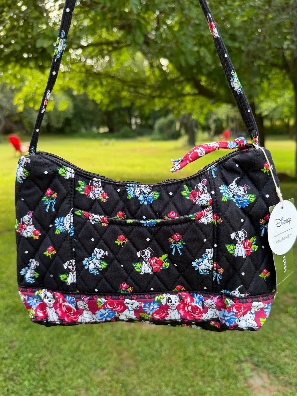Vera Bradley Disney 101 Dalmatians Post Shoulder Bag NWT